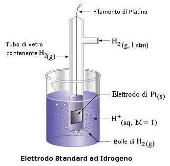 elettrodo standard a idrogeno