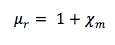 Permeabilità magnetica relativa