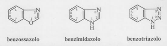 benzossazolo, benzimidazolo e benzotriazolo